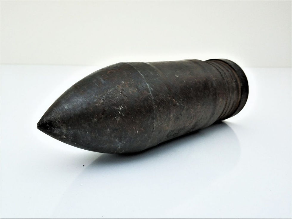 Küçük resim: 1. Dünya Savaşından Kalma Top Mermisi