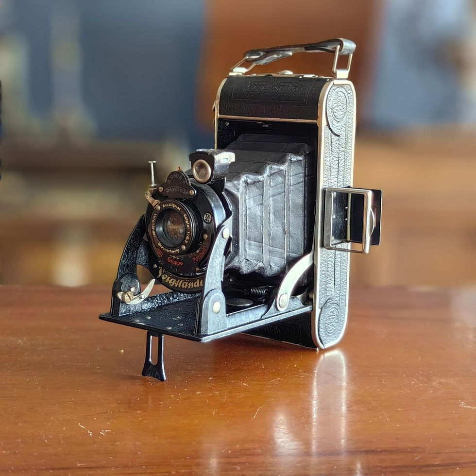 Küçük resim: Antika Voigtlander Körüklü Fotoğraf Makinesi 1939/42