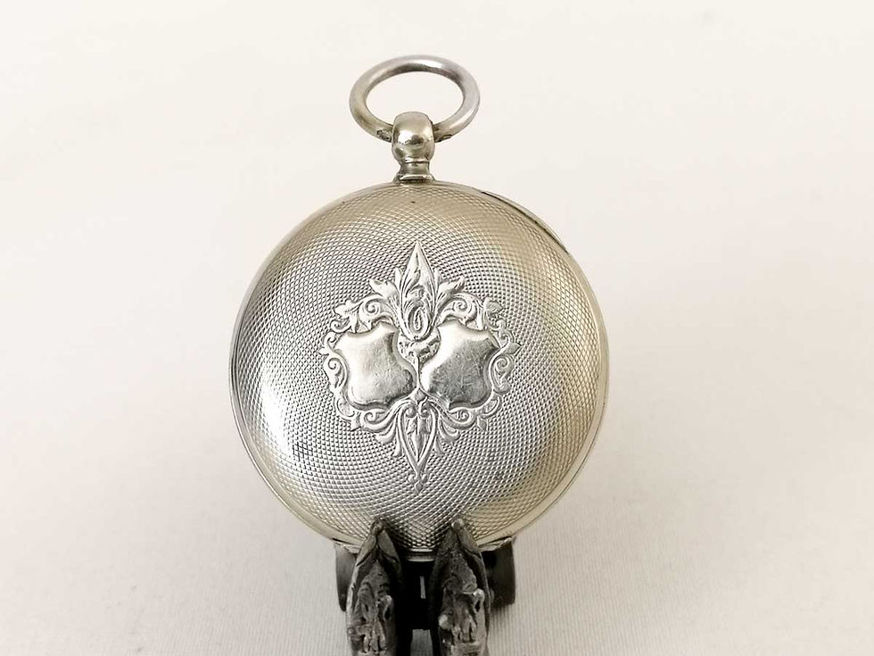Küçük resim: İsviçre Üretimi Orijinal  Marka Antika Köstekli Cep Saati-1880/1890’s