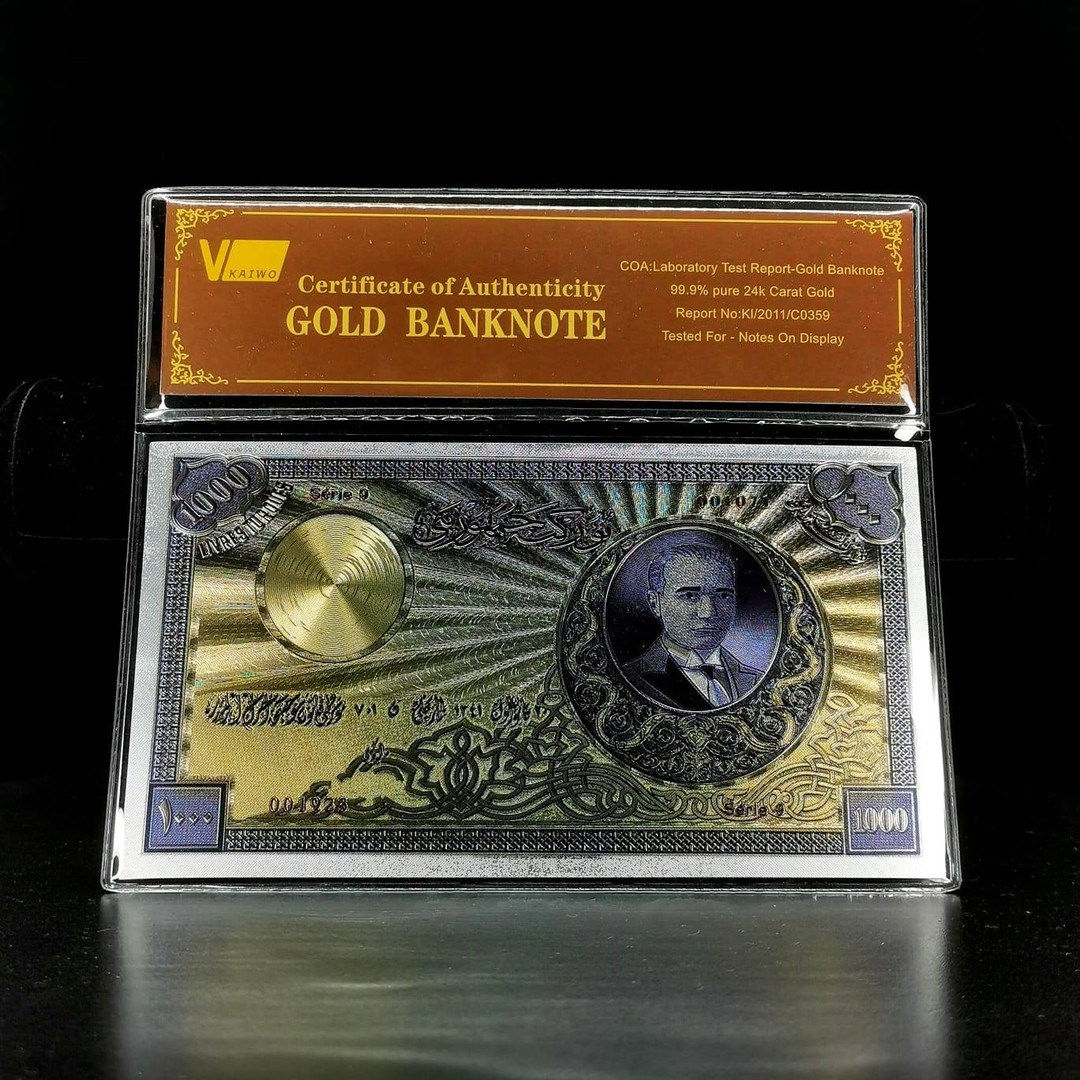 Uluslararası Sertifikalı  1000 Livre 1927