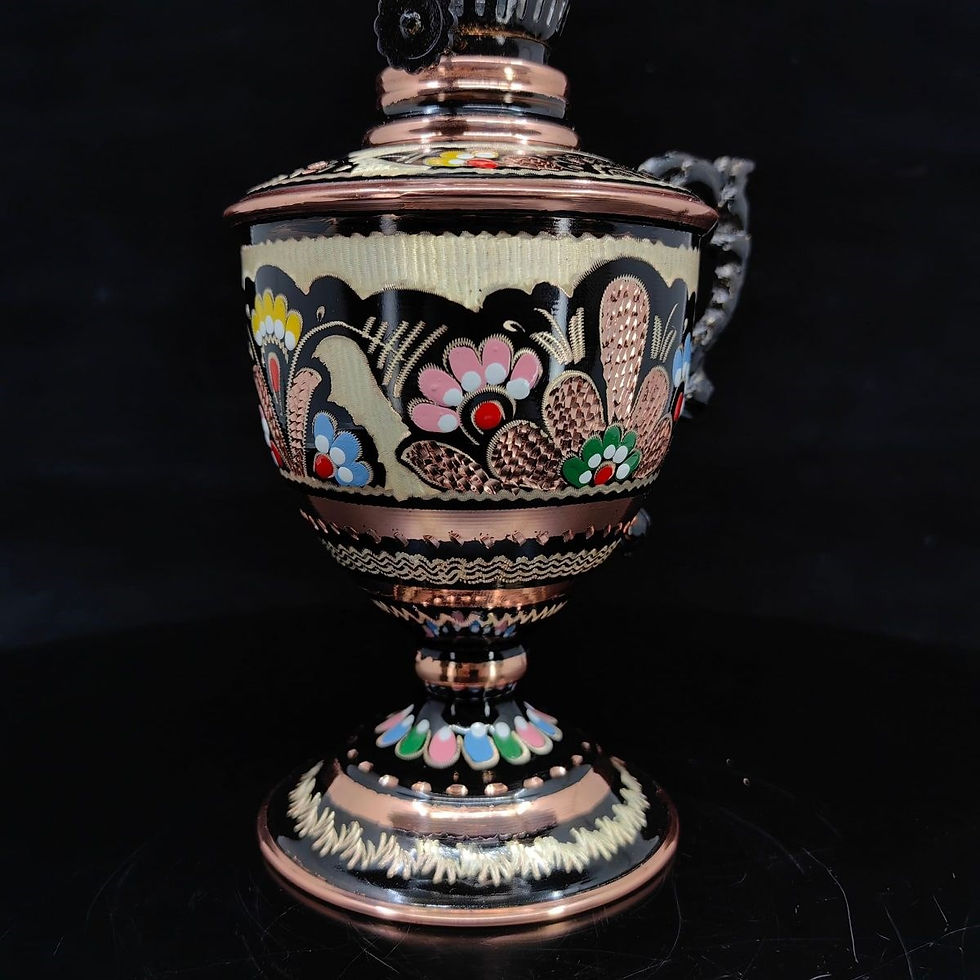 Küçük resim: Vintage Bakır Gaz Lambası