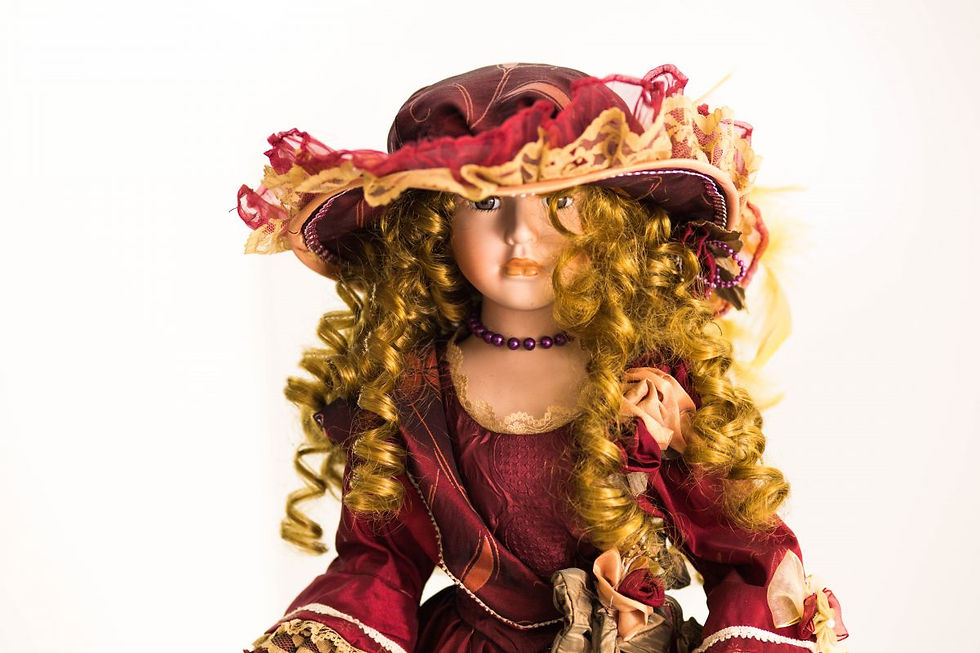 Küçük resim: Vintage Porselen Bebek