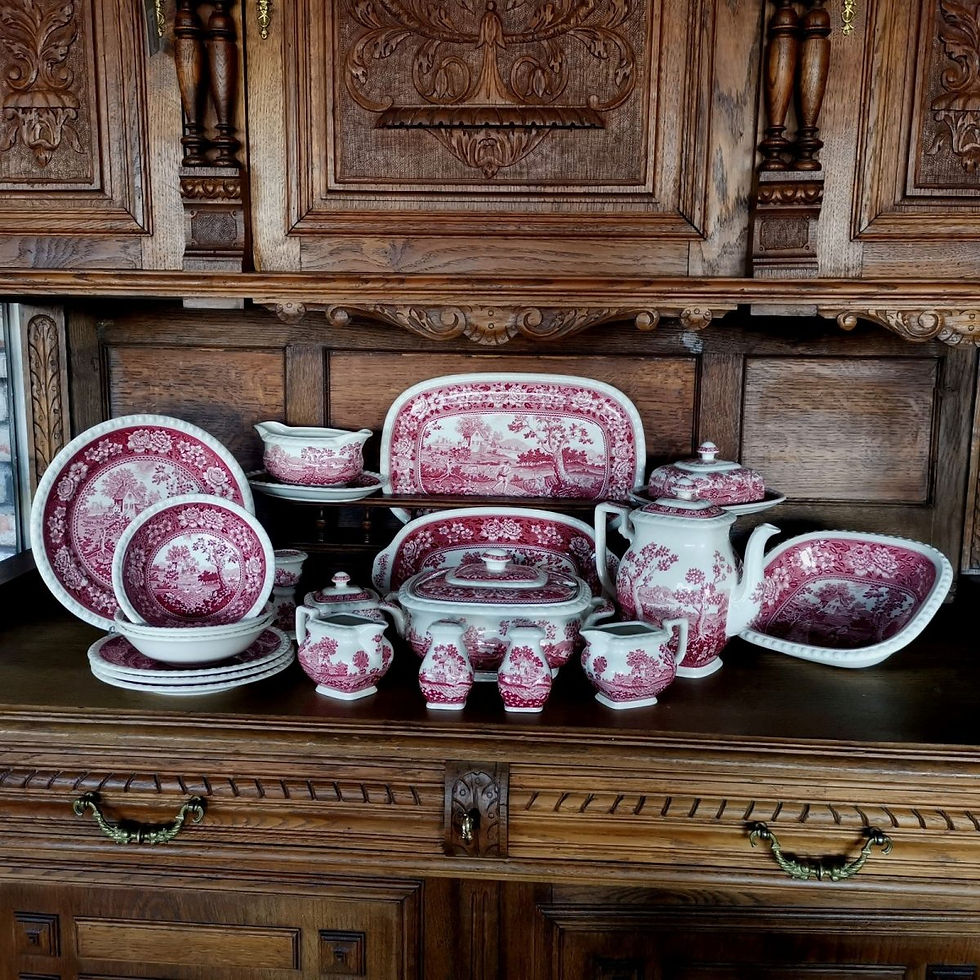 Almanya Üretimi Villeroy & Boch Marka Kaliteli Porselen Takımı-1980's