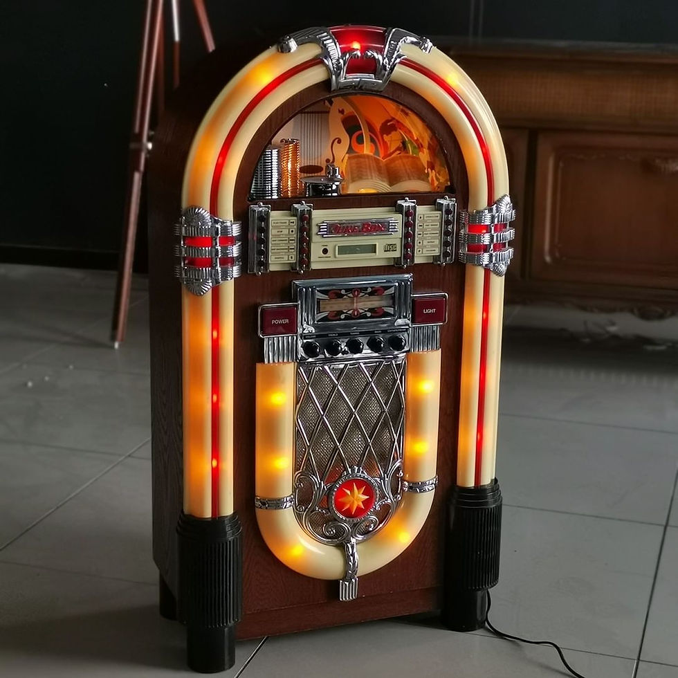 Küçük resim: Vintage Dev Boy Jukebox Müzik Center-1990's
