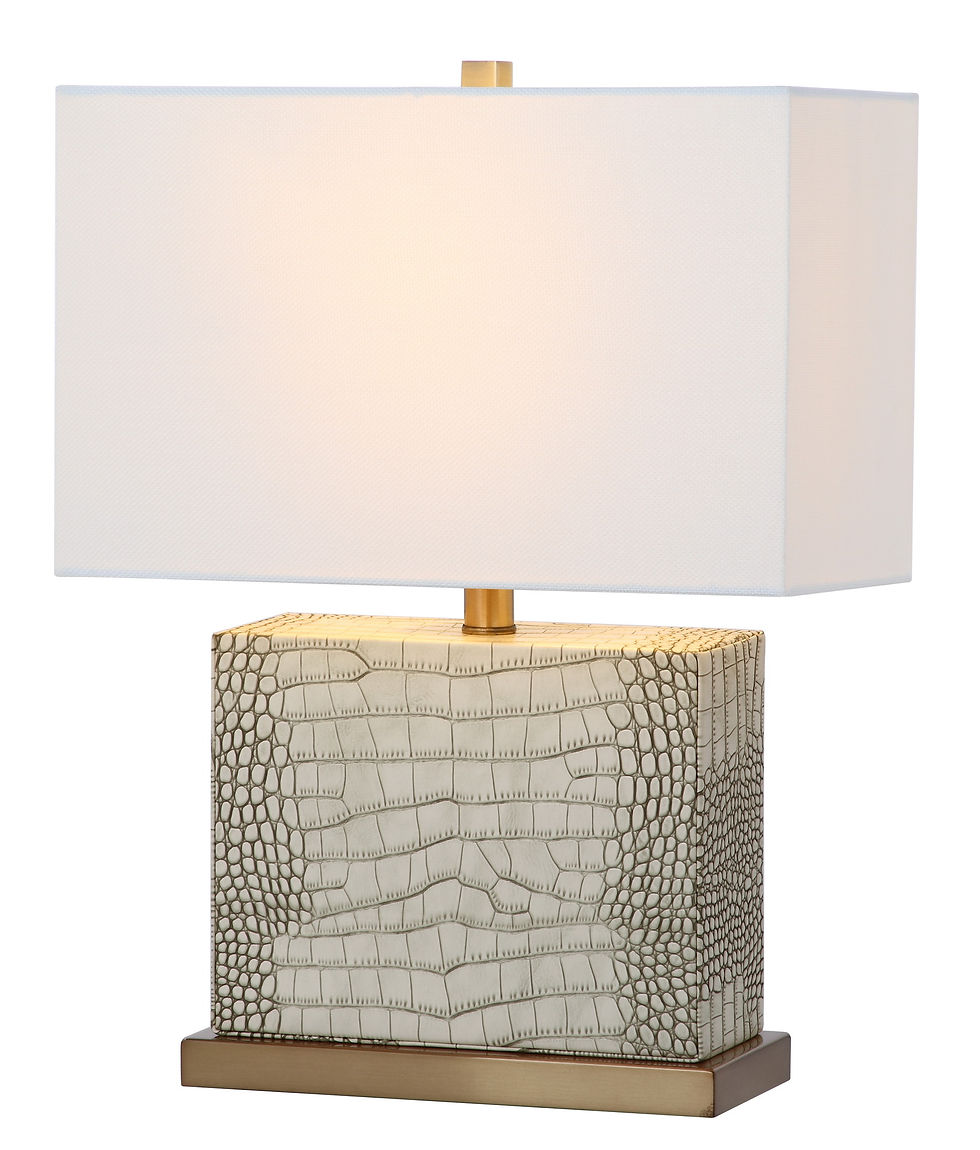 Miniatura: Beige Leathe Cover Floor Lamp