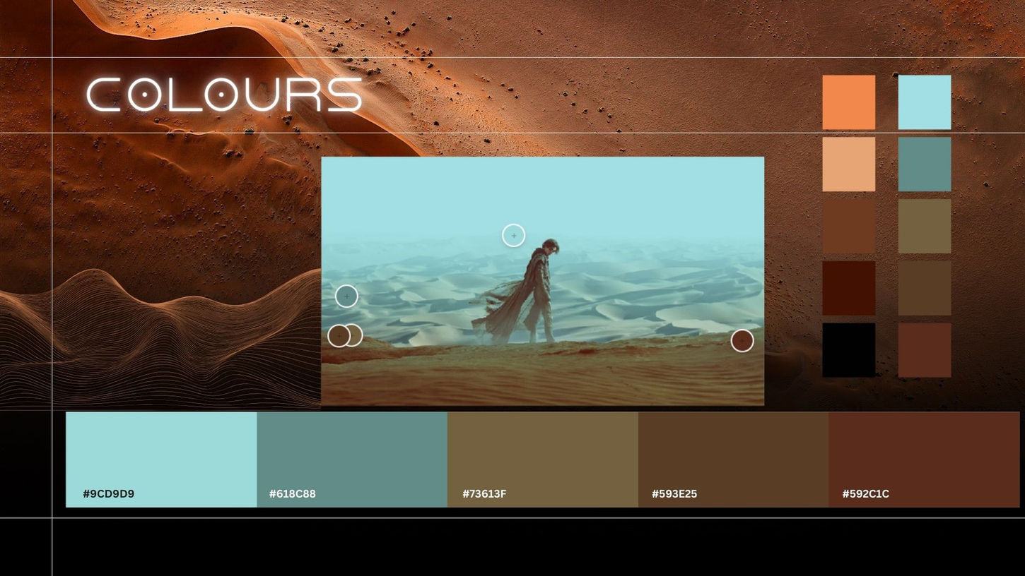 Colour pallet image