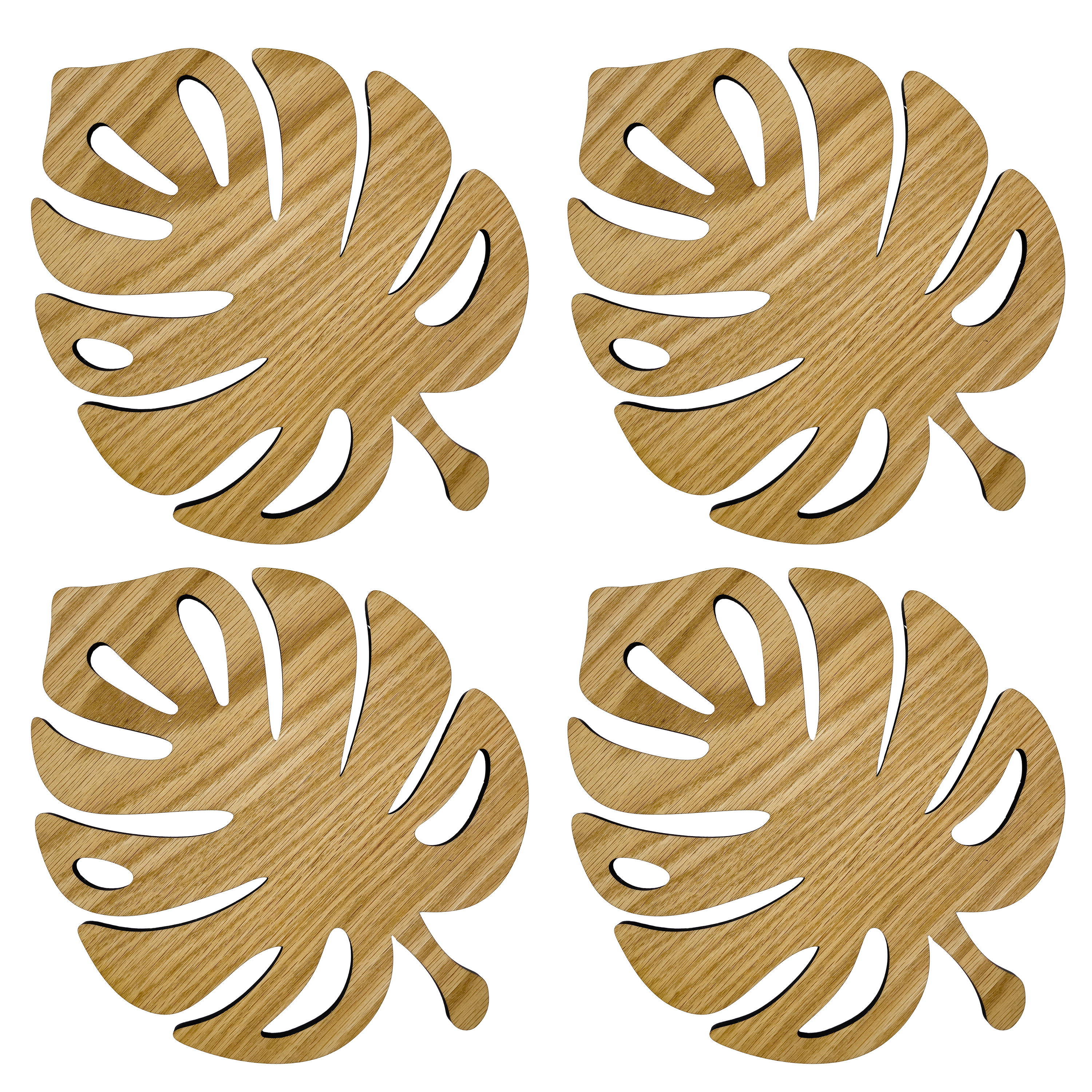 Large Monstera Leaf Placemat (Set of 4)
