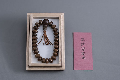 沉香の仏像と数珠 本沈香念珠 | hourikidou