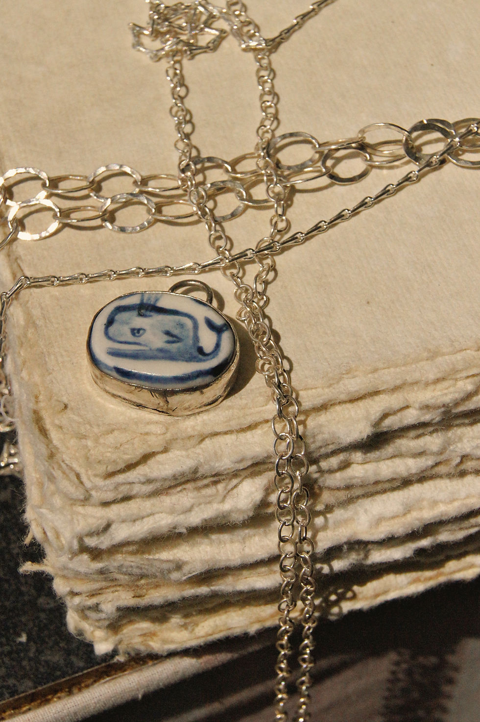 Thumbnail: Whale Pendant - Silver