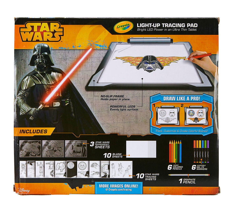 Thumbnail: Crayola Star Wars Light-Up Tracing Pad   千色樂星球大戰填色版燈光繪圖板
