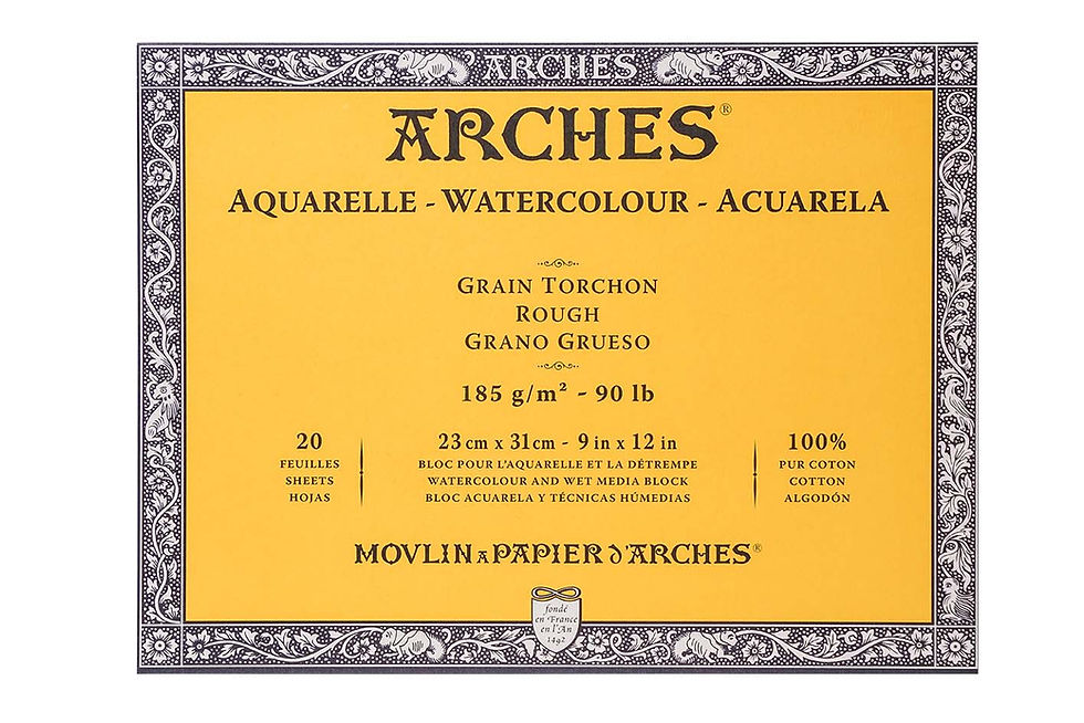 Thumbnail: Arches Aquarelle Watercolor Papers-Blocks    全綿水彩畫簿