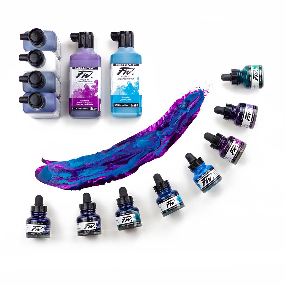 Thumbnail: Rowney FW Acrylic Ink --continue                    液體丙稀墨水