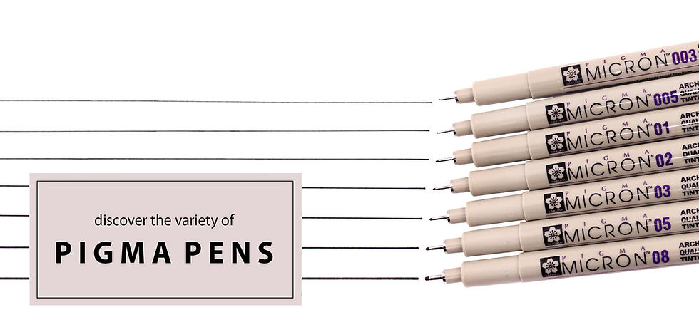 Thumbnail: Sakura Pigma Micron Pens   漫畫針筆