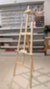 Natural wood floor Easel  座地木畫架