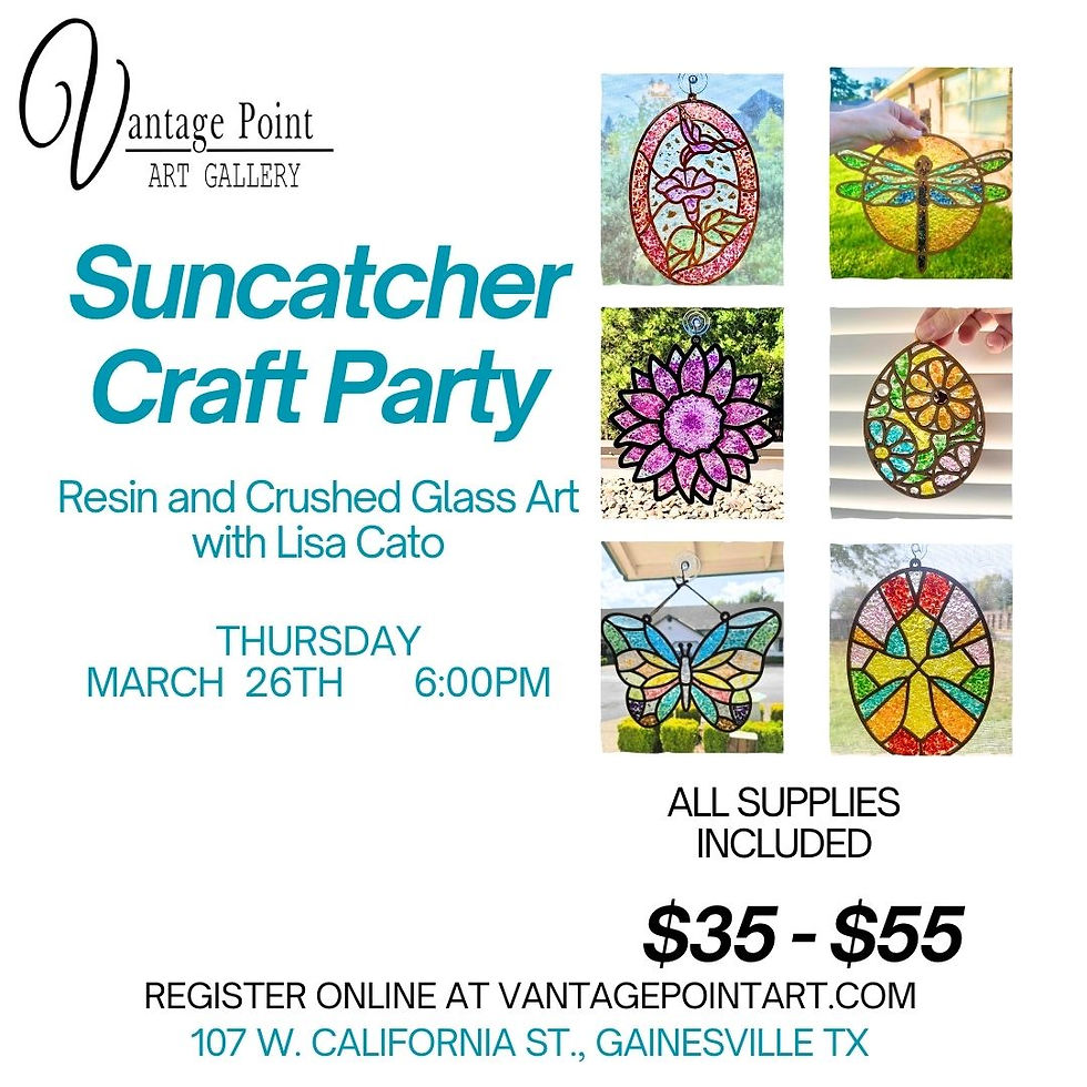 Sun Catcher Craft Party With Lisa Cato