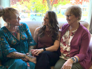 Women in midlife enjoying time together.