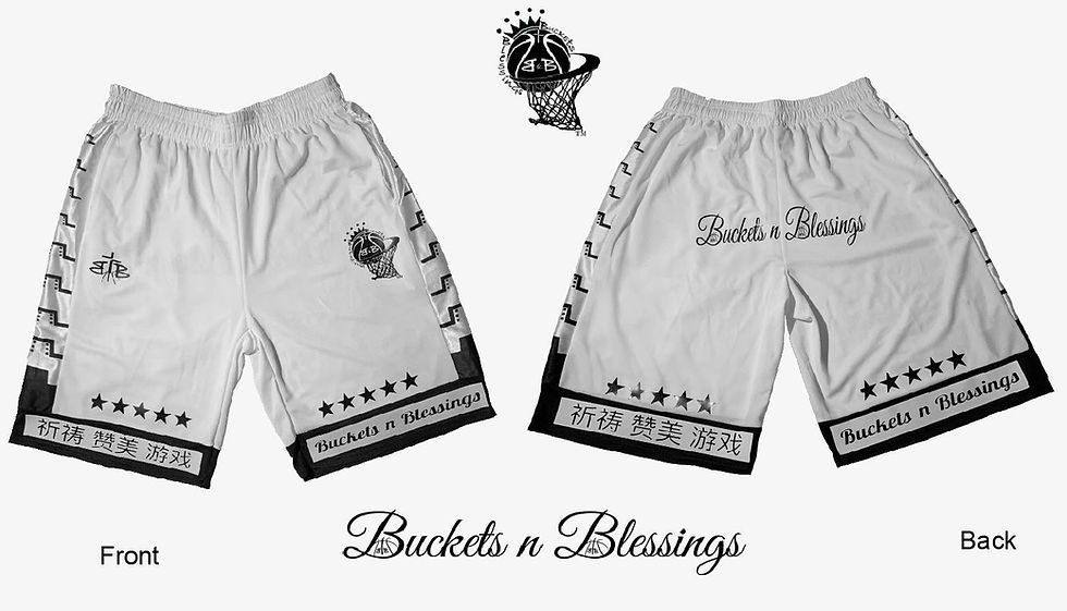 Thumbnail: Buckets&Blessings Original Logo Shorts,