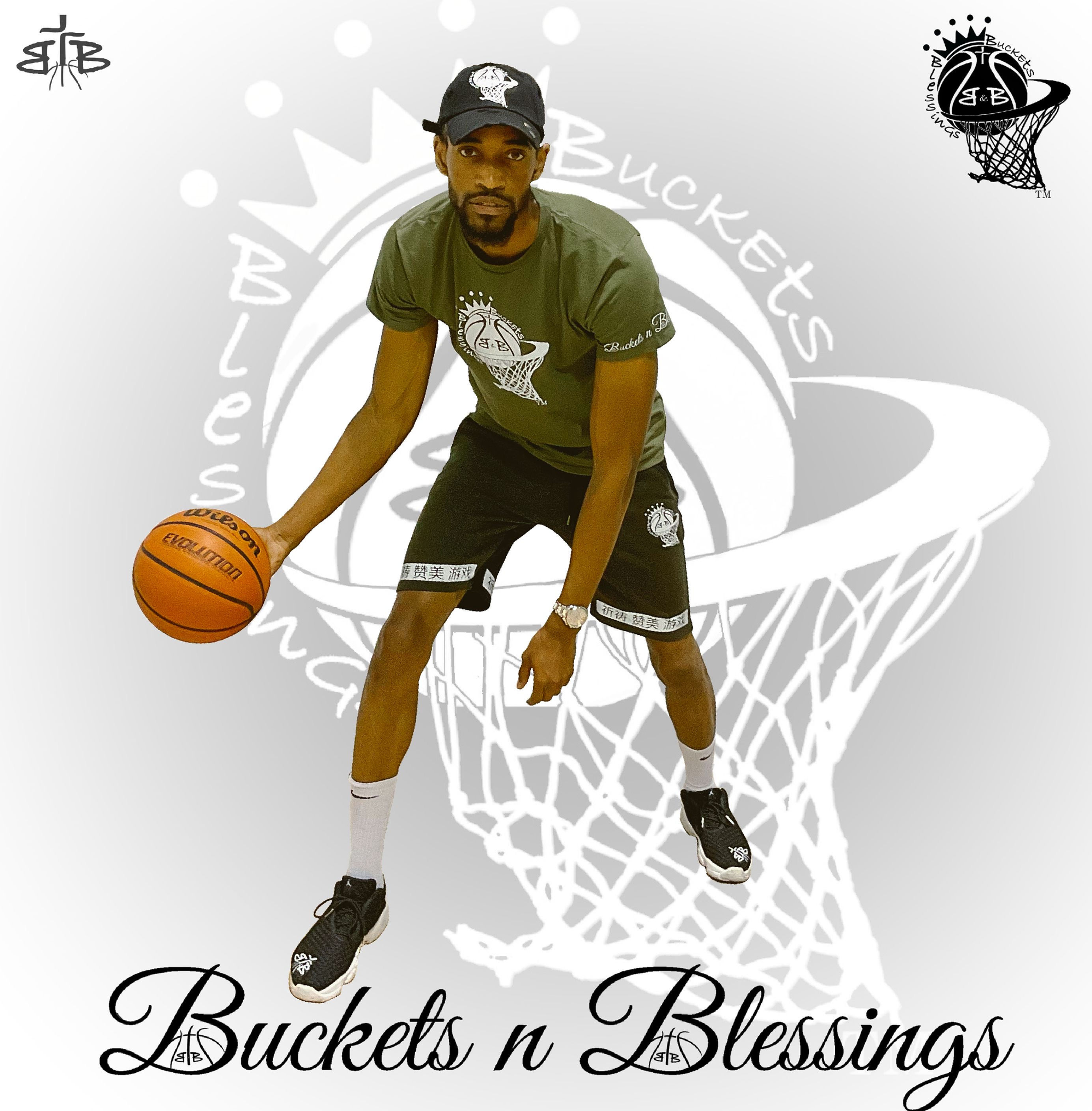 Buckets&Blessings Reflective Logo Tee