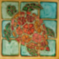 L'esprit du lagon - Exclusive luxury silk scarf