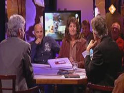 Last Tuesday–On nationwide television with Dutch Minister of Education Ronald Plasterk