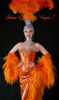 Carousel Showgirl in Orange