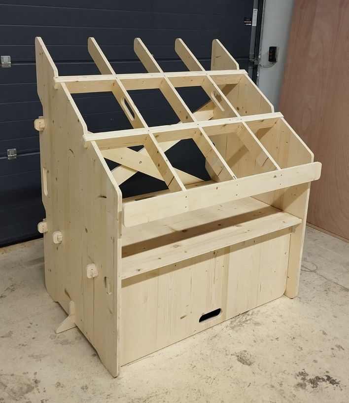 Présentoir en bois sur mesure
Usinage cnc bois sur mesure
