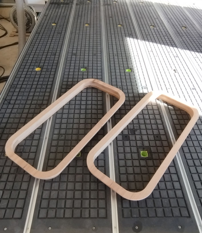 Usinage CNC, fabriqué dans les Vosges, chêne massif