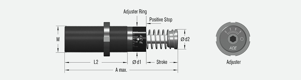 Küçük resim: MA 64100EU M MAGNUM SHOCK ABSORBER ACE