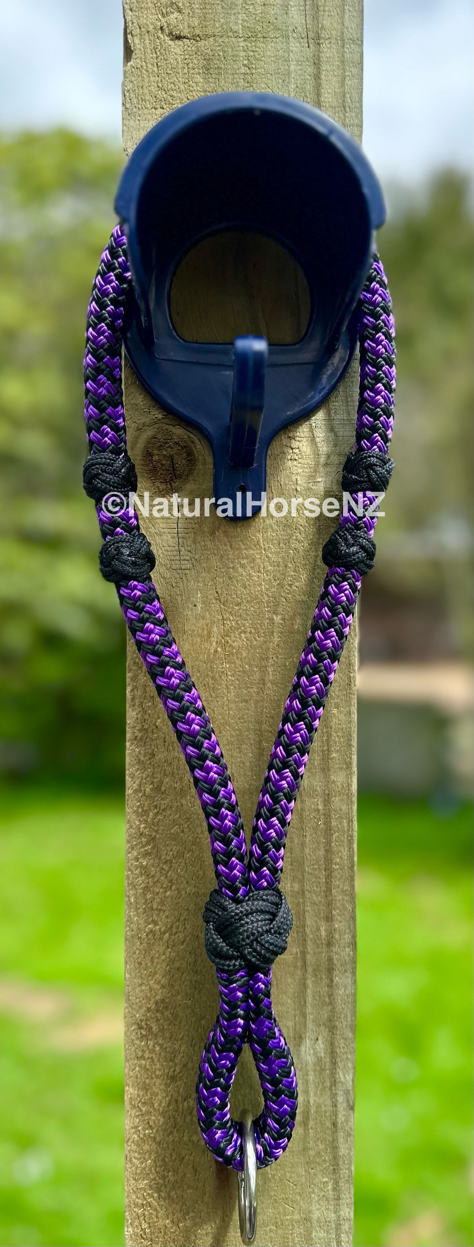 Soft Western Bosal- Purple +Black-Size Hack. Ready To Sh