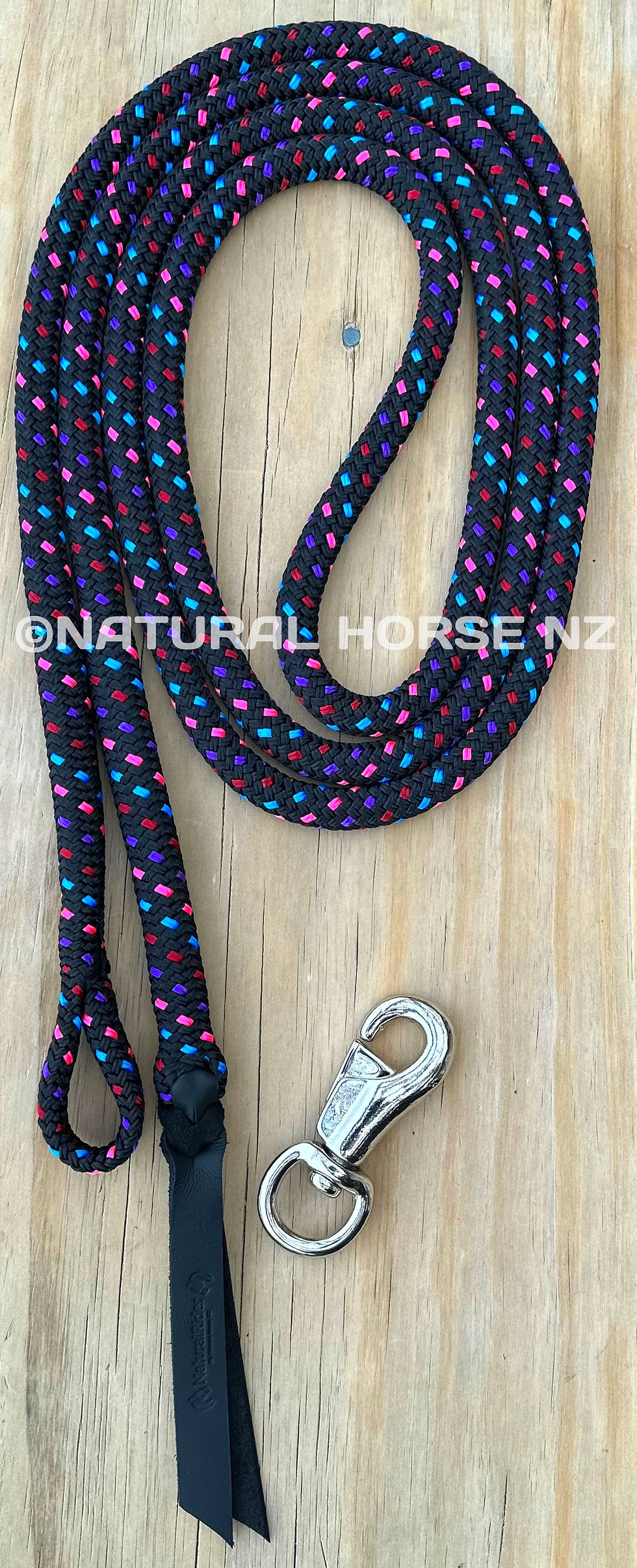 Thumbnail: Premium Quality Rope Halter and 12ft Lead Rope Set-Soft Feel For You And Your Horse