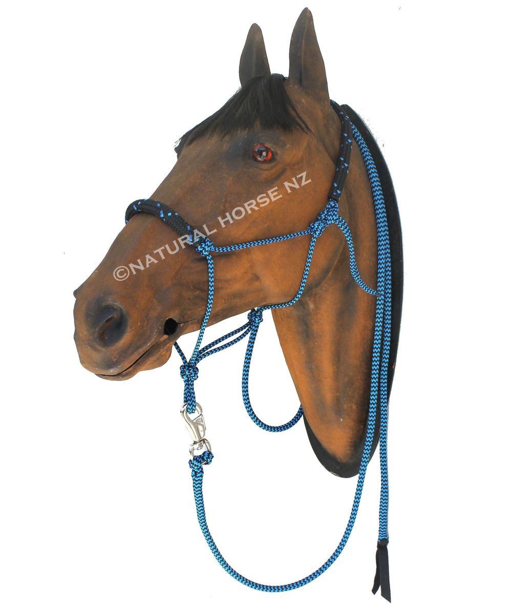Comfort Plus Soft Touch Rope Halters and 12ft Natural Horsemanship Lead Rope Natural Horse NZ