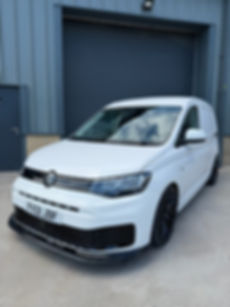 2021Vw Caddy Commerce fully colour coded in candy white 