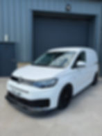 Thumbnail: 2021Vw Caddy Commerce fully colour coded in candy white 