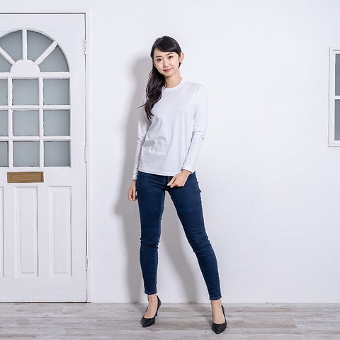 プレミアコットンTシャツ(長袖、ロンT) アメリカ綿 レディース S,M,L 