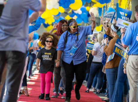 Edwina Webb with her Family