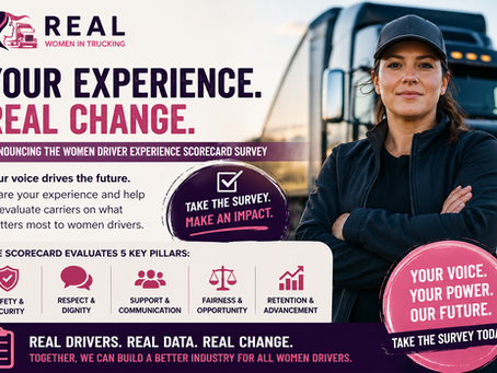 WOMEN TRUCK DRIVER EXPERIENCE SCORECARD
