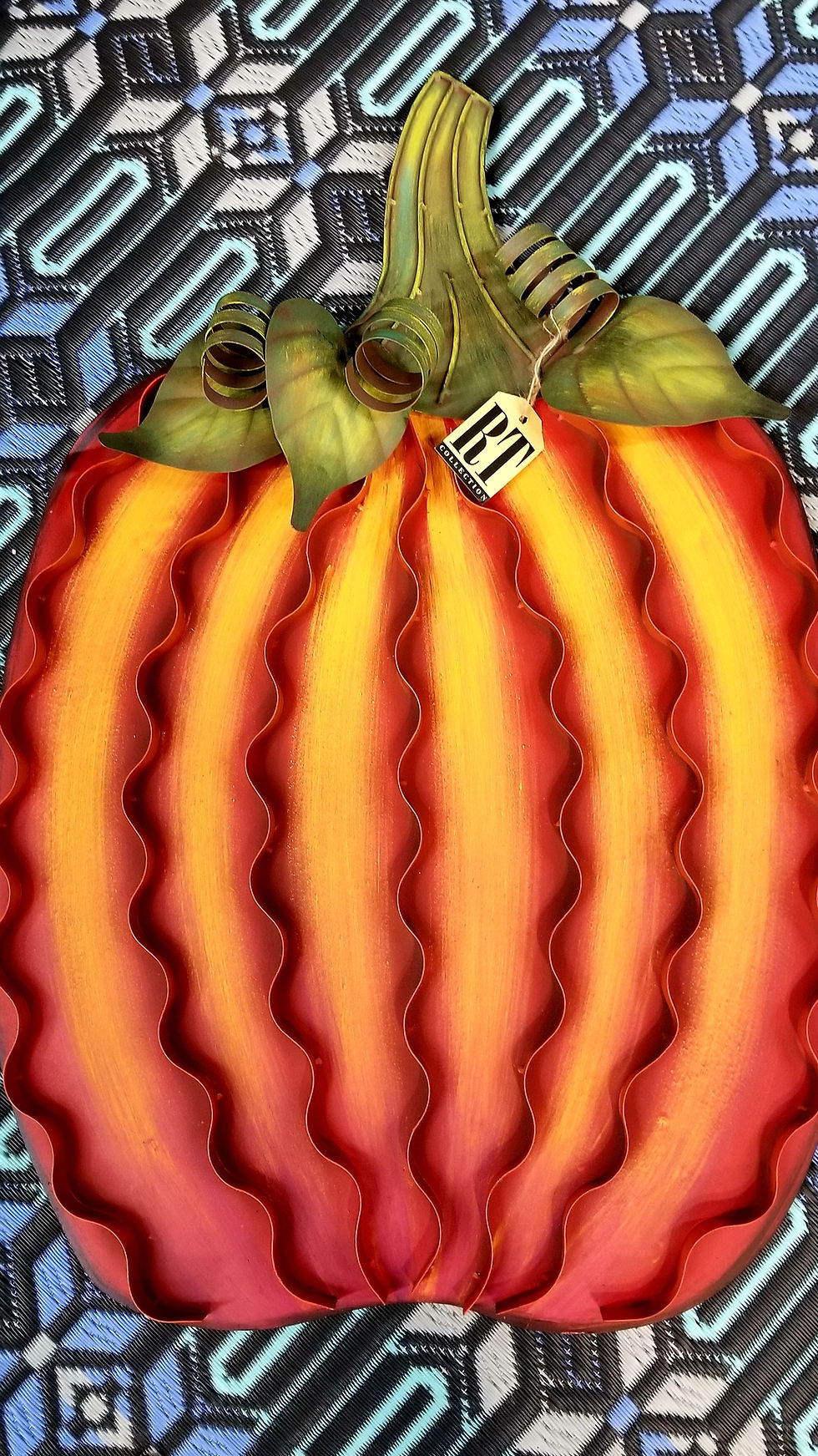 Thumbnail: Metal Pumpkin Yard Stake X-LG
