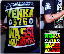 T-Shirt : Couleur Vert, Jaune, Rouge