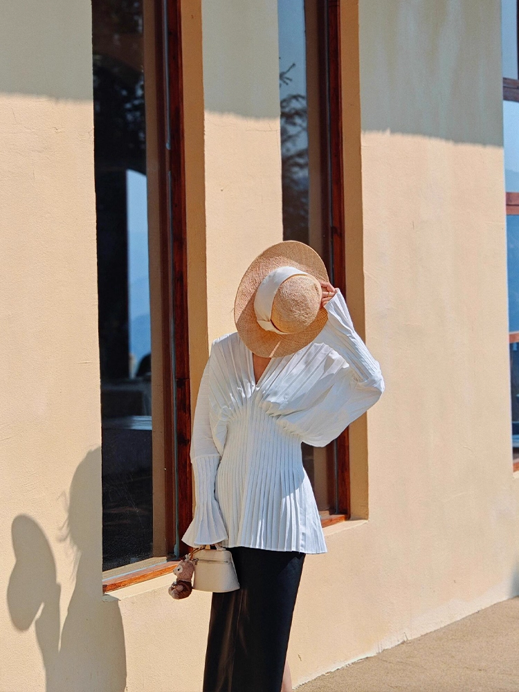Thumbnail: Elara Pleated Blouse