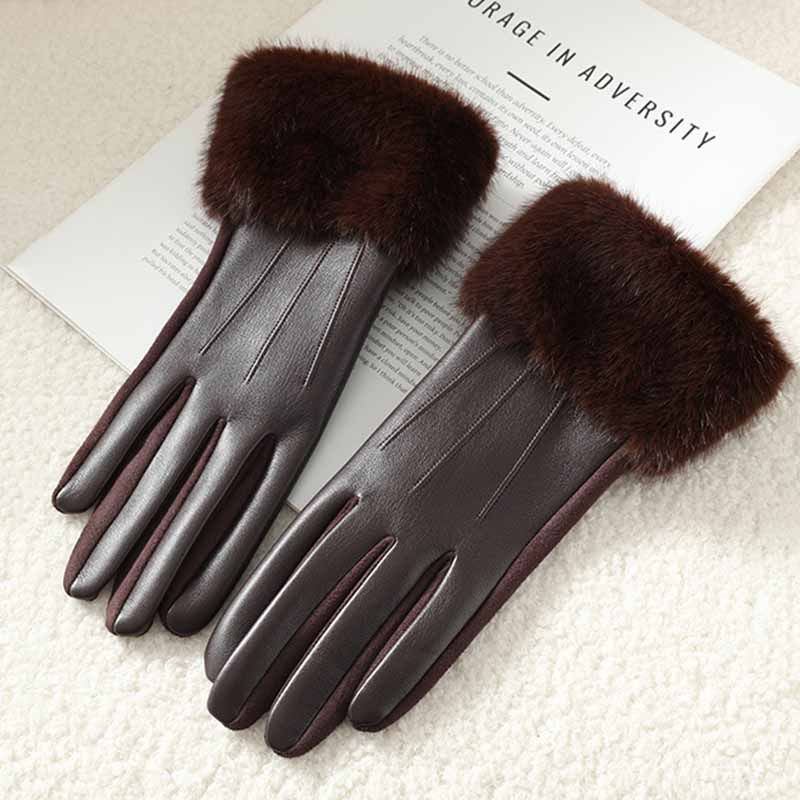 Noelle Fur Gloves