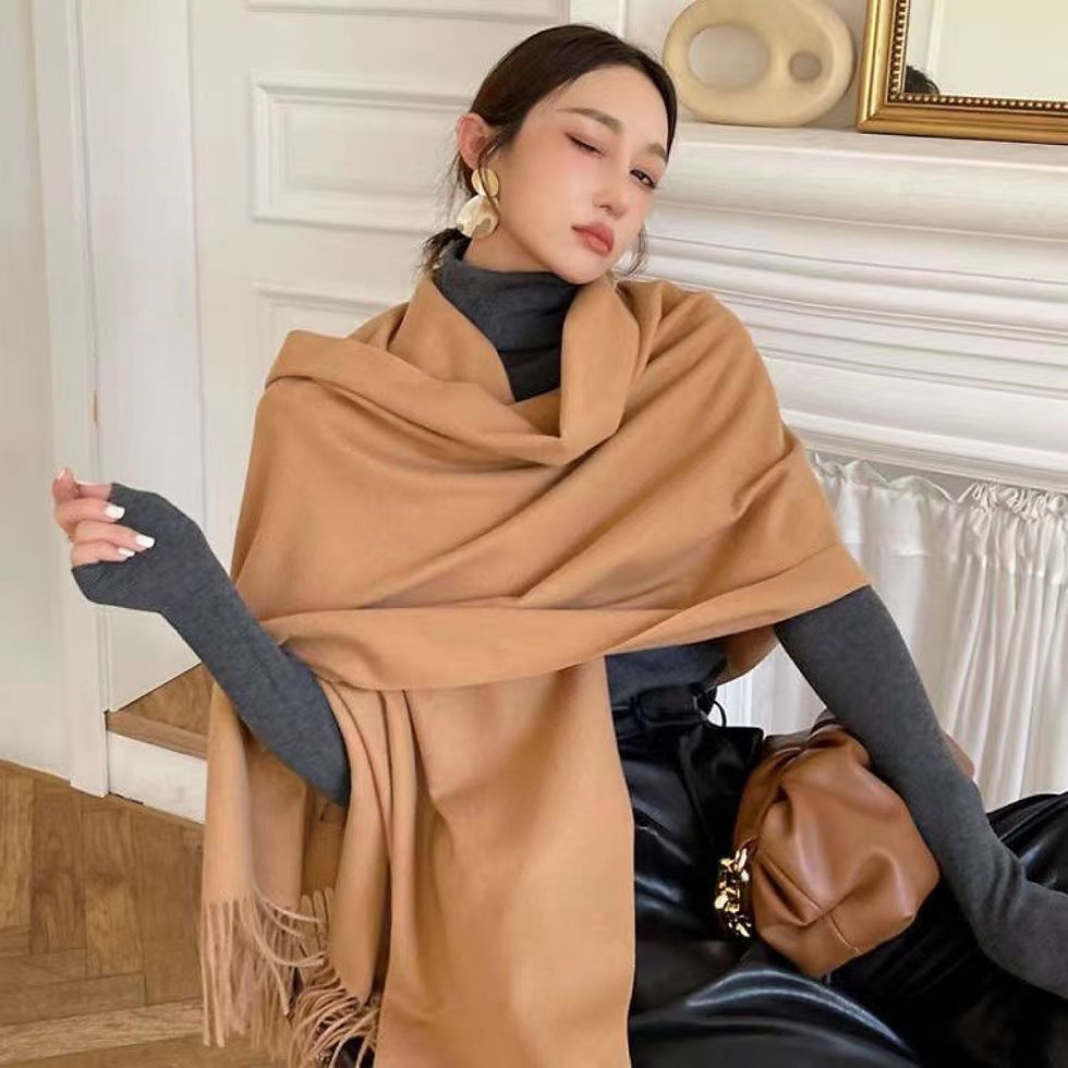 Thumbnail: Noir Cashmere Scarf