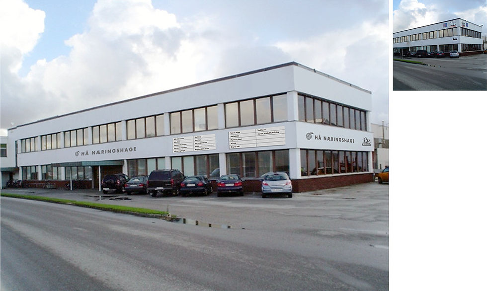 Skilting av næringsbygg