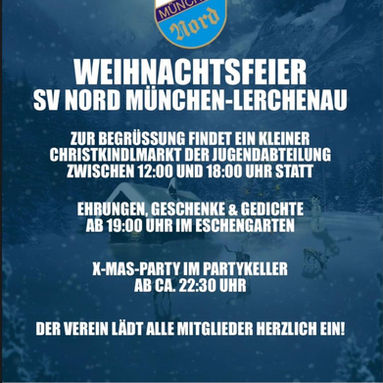 SV Nord Weihnachtsfeier!