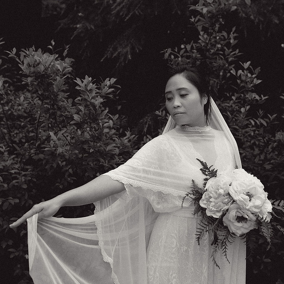 Thumbnail: Boho Floral Lace Wedding Maxi Dress