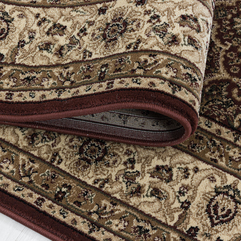 Miniaturbild: Keschan 2602 rot, Klassischer Teppich im Stilvollen Orient Design