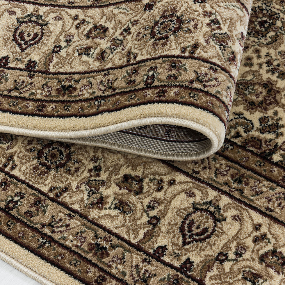 Miniaturbild: Keschan 2602 beige, Klassischer Teppich im Stilvollen Orient Design