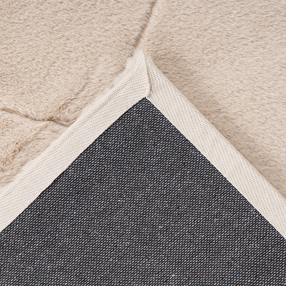 Miniaturbild: Soft 600 beige, Plüsch Teppich kuschelig und weich