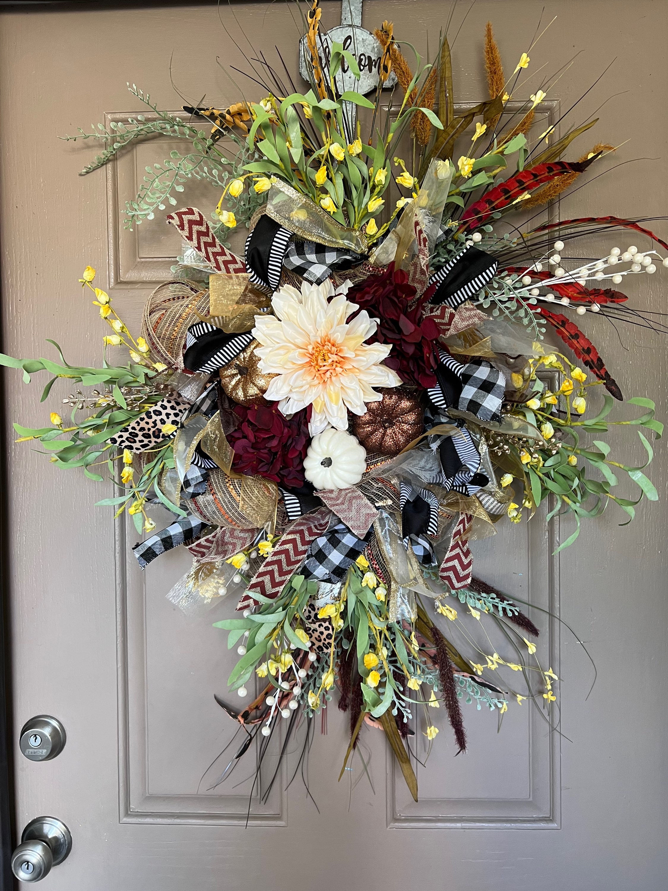 Medium Fall Glitter Wreath