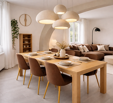 salle a manger realisation