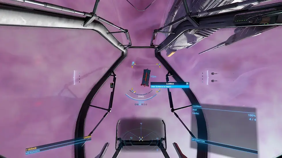 My attempt to shoot it open destroyed it and failed the mission.